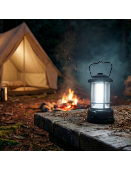 Lanterna de campismo LED recarregável 60 lúmens