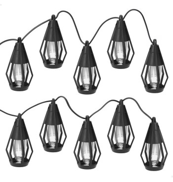 Cordão de luzes LED com 10 unidades, 7 metros de comprimento
