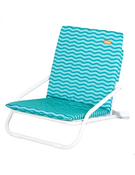 Cadeira de praia dobrável e leve 46x60x50 cm