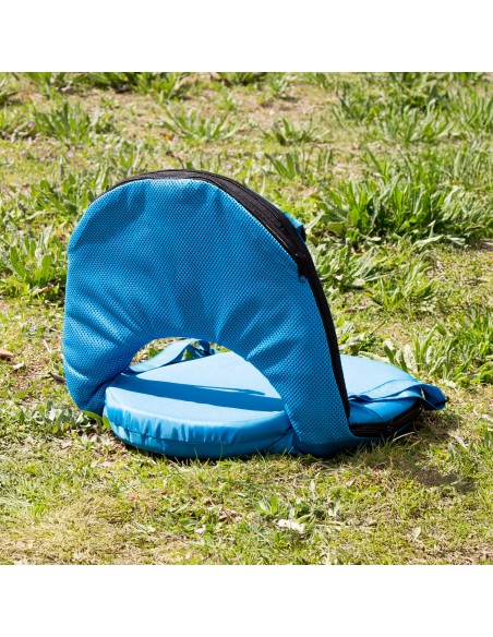 Pack de 2 cadeiras de campismo dobráveis 41x40x33 cm com encosto ajustável