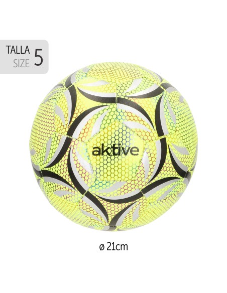Bola de futebol refletiva em PU D21 cm