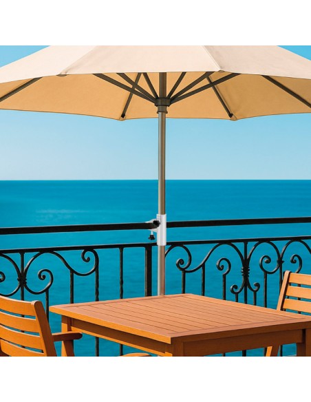 Braçadeira para guarda-sol de mesa e varanda