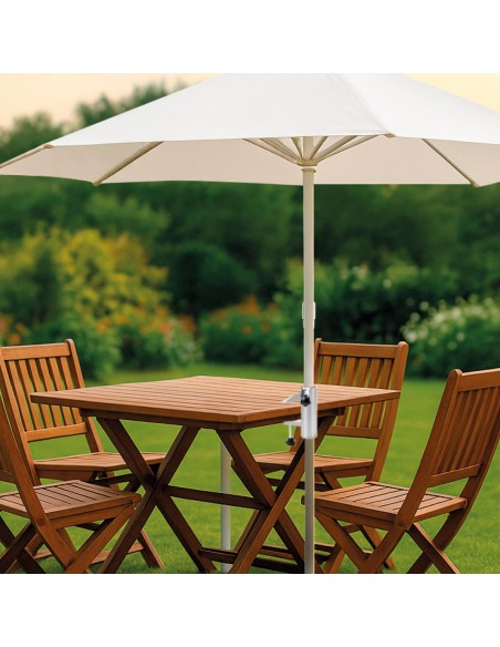 Braçadeira para guarda-sol de mesa e varanda