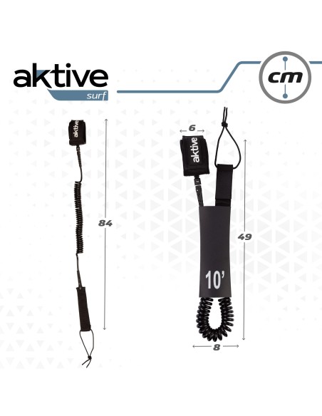Trela paddle surf espiral