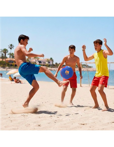 FC Barcelona Bola de praia de neoprene T5 21 cm
