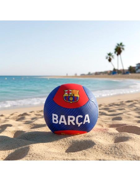 FC Barcelona Bola de praia de neoprene T5 21 cm