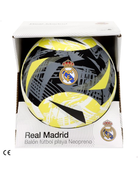 Aktive Real Madrid Bola de praia em neopreno T5 21 cm