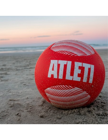 Bola de futebol de praia Atleti em neopreno 21 cm