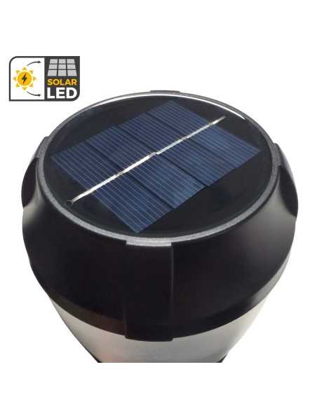 Luz solar LED de jardim com estaca