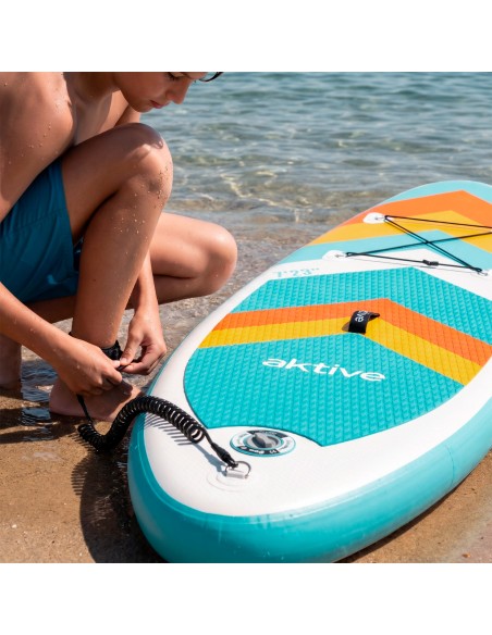 Tabla paddle surf hinchable iniciación con mochila, hinchador y remo