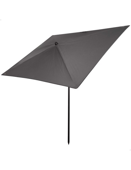 Guarda-sol retangular 180x145 cm cinza