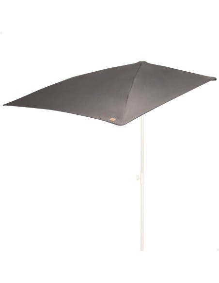 Parasol terraza rectangular 160x100 cm gris