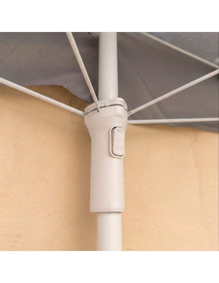 Parasol terraza rectangular 160x100 cm gris