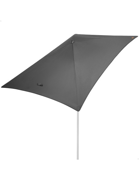 Guarda-sol retangular 180x120 cm para uso externo, cinza