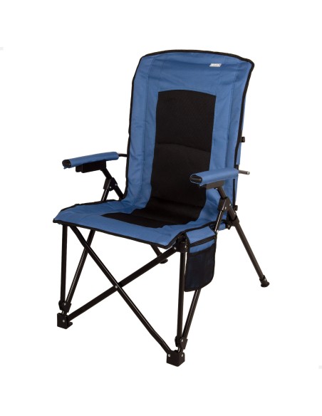Silla camping multiposición 54x80x103 cm azul