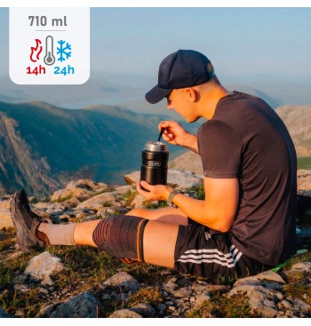Garrafa térmica para alimentos Thermos 710 ml em aço... 2