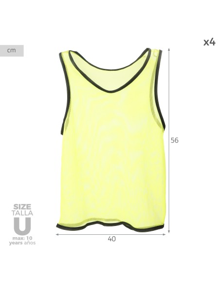 Conjunto de 4 babadores de treinamento infantil, tamanho U, cores fluorescentes