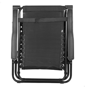 Cadeira dobrável de jardim de gravidade zero 52x68x104 cm... 2