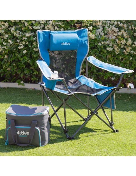 Espreguiçadeira de camping dobrável