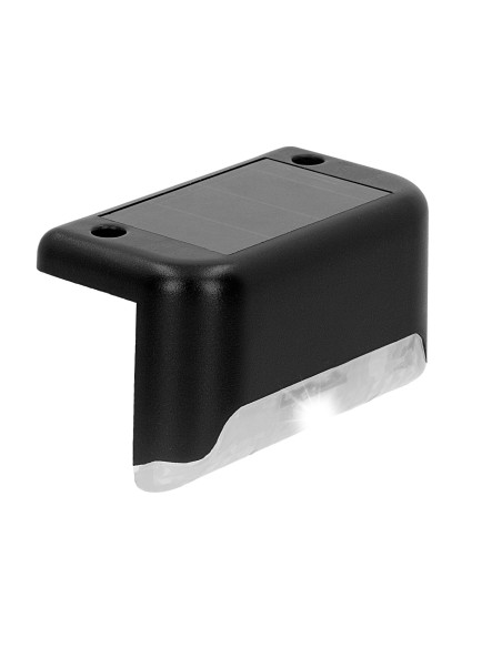 Pacote de 6 holofotes solares LED de luz quente para áreas externas, para escadas e corrimãos Aktive