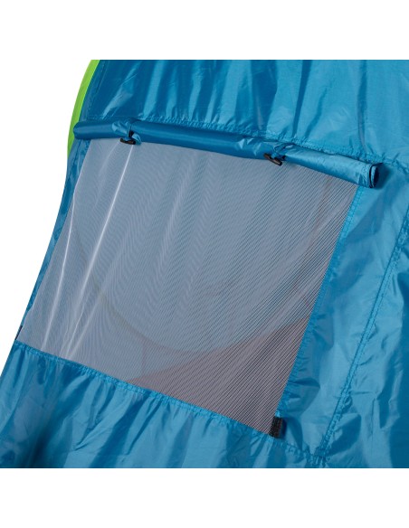 Barraca pop up para 2 pessoas com teto duplo e redes mosquiteiros