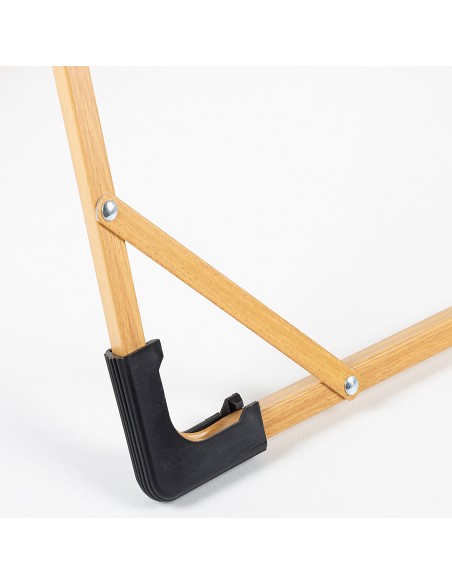 Conjunto de 2 cadeiras de glamping 47x51x77 cm creme