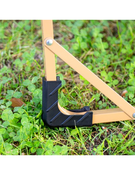 Pack 2 cadeiras de glamping 47x45x62 cm verdes