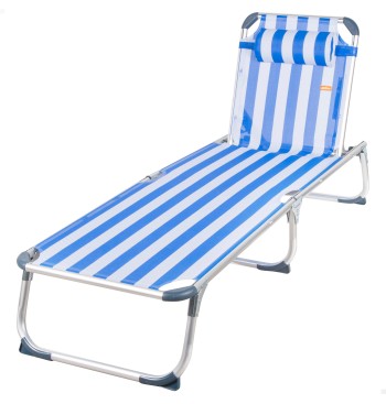 Pack 2 espreguiçadeiras praia multiposições estilo... 2