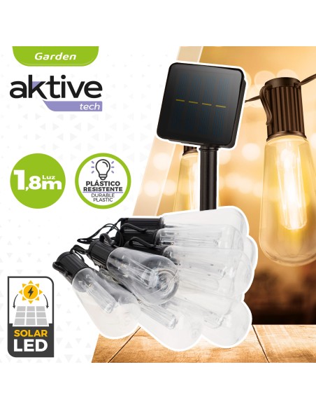 Guirlanda de 10 LEDS para exterior