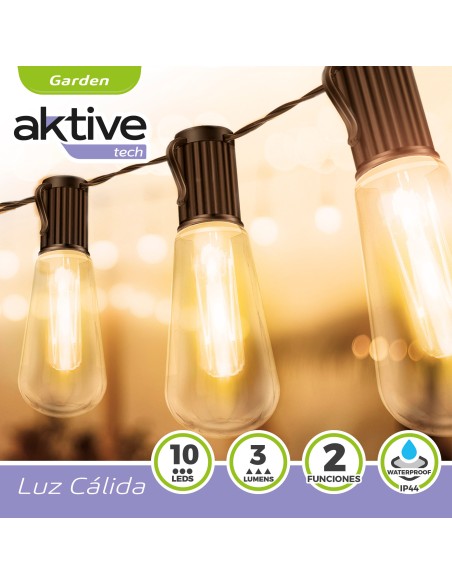 Guirlanda de 10 LEDS para exterior