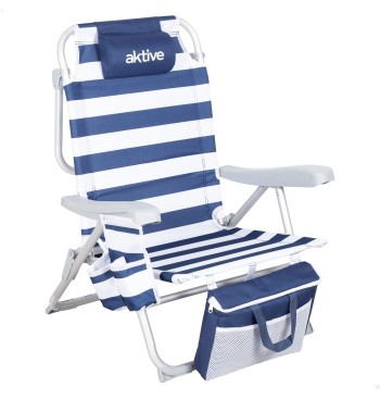 Pack 2 cadeiras praia médias multiposições náutico... 2