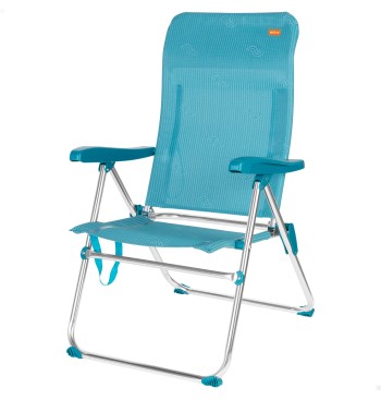 Pack 2 cadeiras praia altas com múltiplas posições... 2