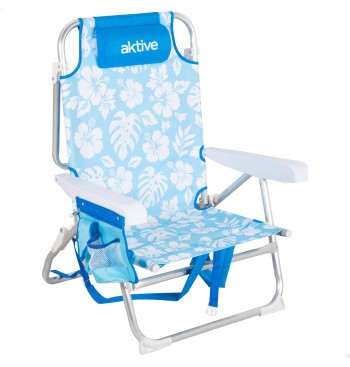 Pack 2 cadeiras praia médias multiposições 50x54x80 cm... 2