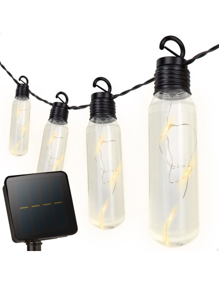 Guirlanda externa com 10 lâmpadas e 50 LEDs