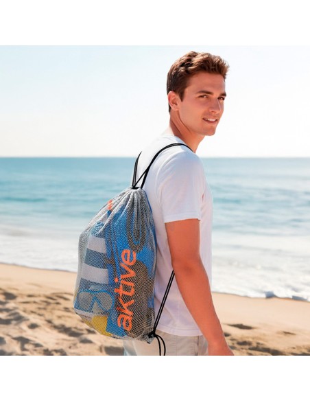 Pack 2 cadeiras praia baixas com múltiplas posições 51x45x76 cm listradas em azul