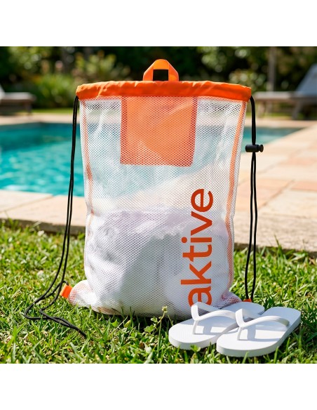 Pack 2 cadeiras praia fixas e baixas 50x49x66 cm laranja