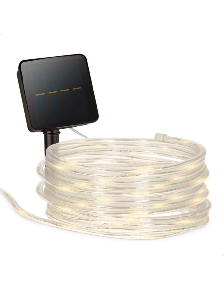 Rolo solar com luzes de LED