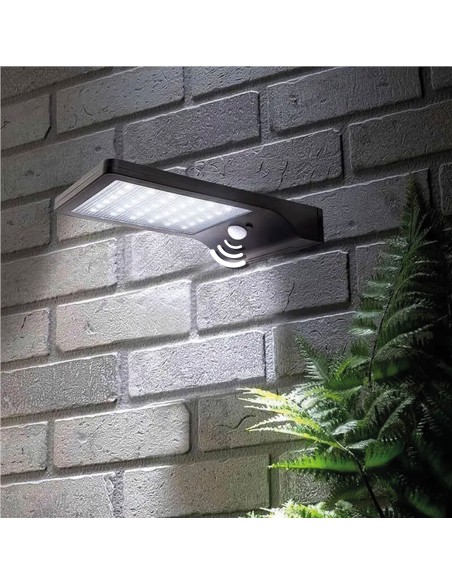 Pack 2 lâmpadas solares LED de 11x19 cm