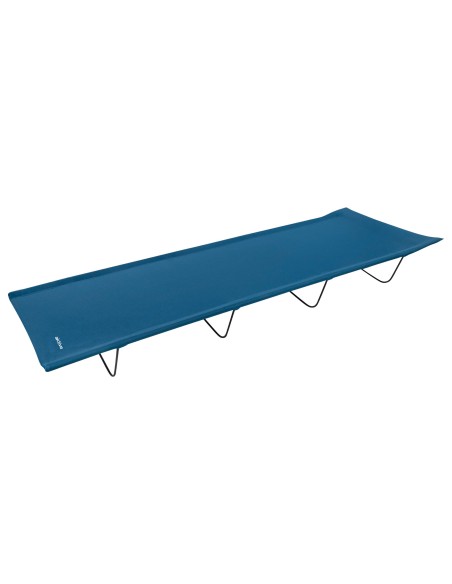 Cama de camping dobrável azul