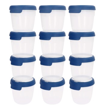 Curver Pack 12 recipientes herméticos (0,4L)