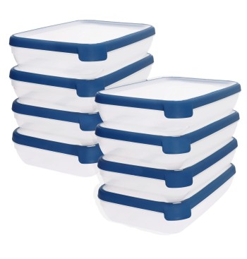 Curver Pack 8 recipientes herméticos (1,2L)