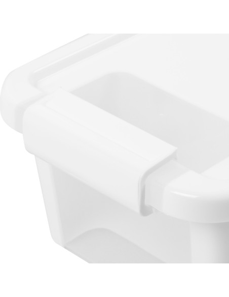 Curver Pack 5 caixas de arrumação com tampa Bi-Box 3L branco
