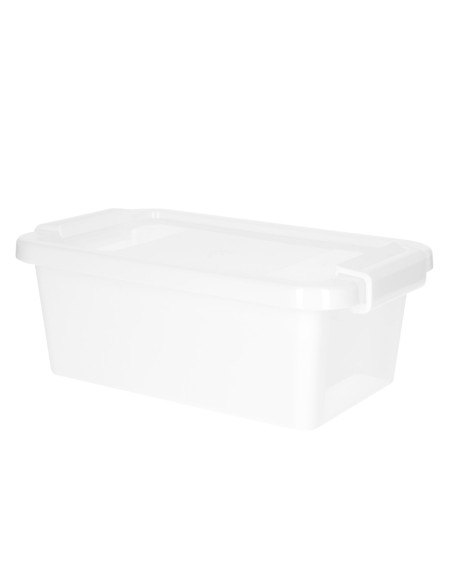 Curver Pack 5 caixas de arrumação com tampa Bi-Box 3L branco