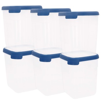 Curver Pack 6 recipientes herméticos (2,6L)