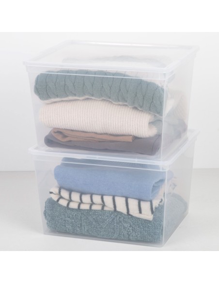 Curver Pack 6 caixas organizadoras 27 litros 40x34x25 cm