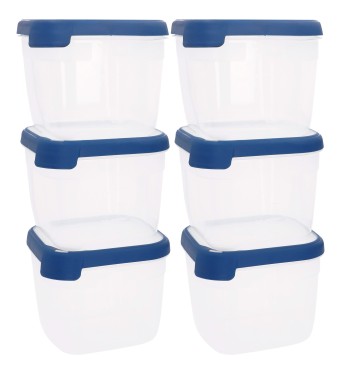Curver Pack 6 recipientes herméticos (1,8L)