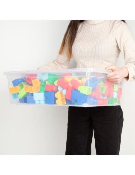 Curver Pack 6 caixas organizadoras 27 litros 55x38,5x16,5 cm