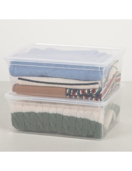 Curver Pack 6 caixas organizadoras 11 litros 37x26x14 cm