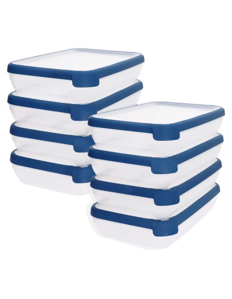 Curver Pack 8 recipientes herméticos (2,6L)