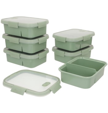 Curver Pack 6 recipientes herméticos 20x15x7 cm (0,6+0,3L)